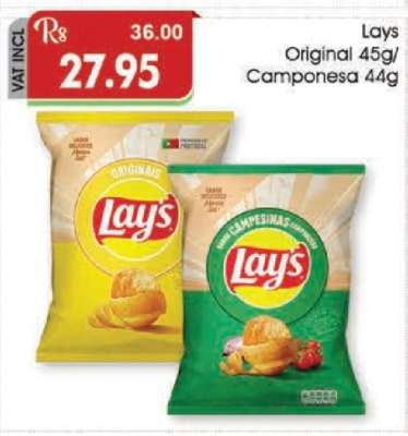 Lays Original 45g / Camponesa 44g