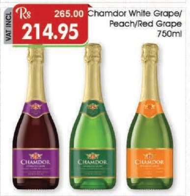 Chamdor White Grape/Peach/Red Grape 750ml