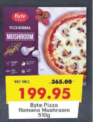 Byte Pizza Romana Mushroom 510g