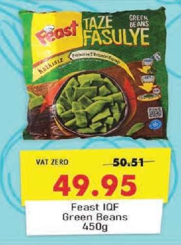 Feast IQF Green Beans 450g