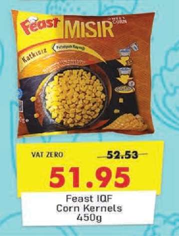 Feast IQF Corn Kernels 450g