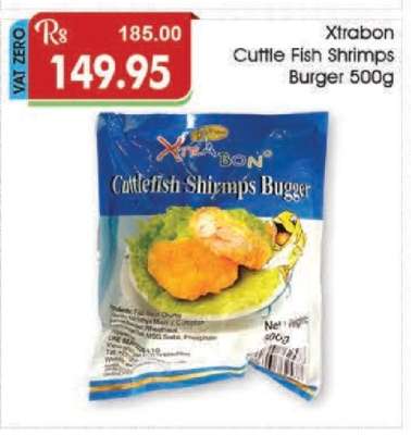 Xtrabon Cuttle Fish Shrimps Burger 500g