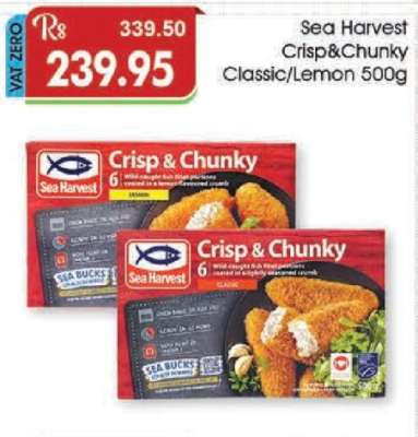 SEA HARVEST CRISP & CHUNKY CLASSIC / LEMON 500G