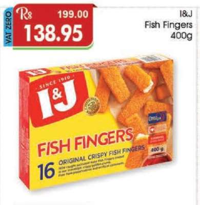 I&J FISH FINGERS 400G
