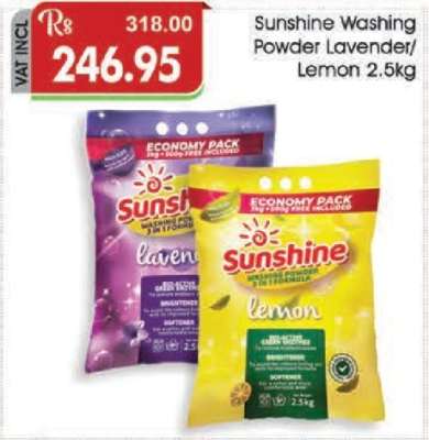 Sunshine Washing Powder Lavender/Lemon 2.5kg
