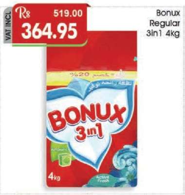 Bonux Regular 3in1 4kg
