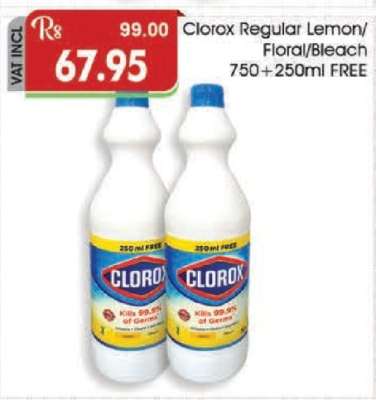 Clorox Regular Lemon/Floral/Bleach