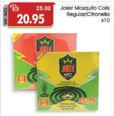 Joker Mosquito Coils Regular/Citronella x10