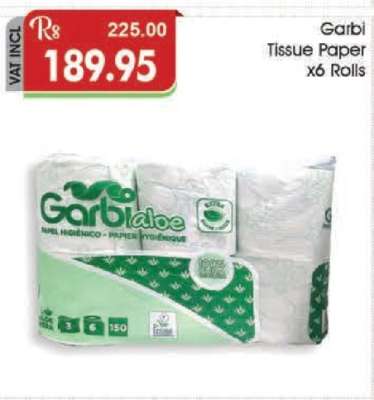 Garbi Tissue Paper x6 Rolls