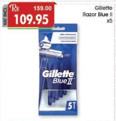 Gillette Razor Blue II x5