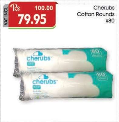 Cherubs Cotton Rounds x80
