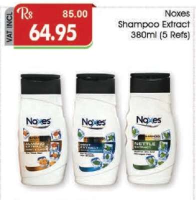 Noxes Shampoo Extract 380ml (5 Refs)