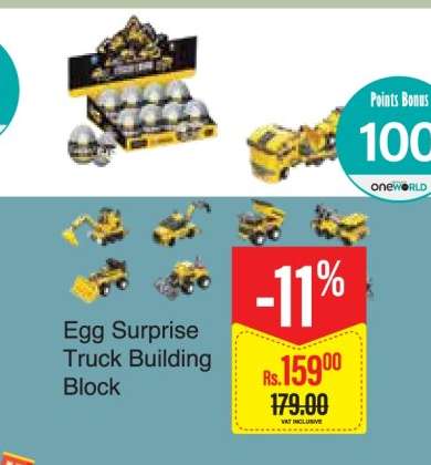 Egg Surprise Truck Building Block