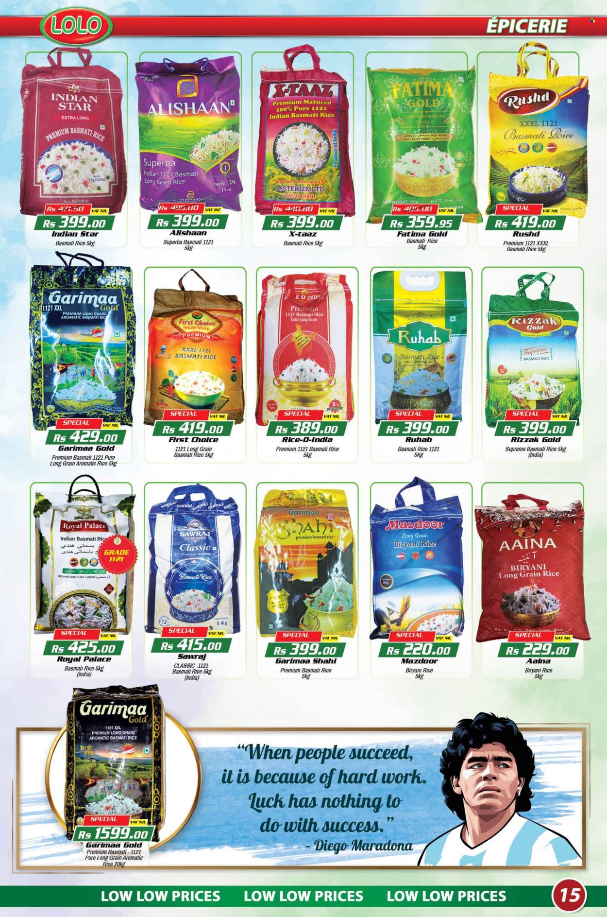 thumbnail - LOLO Hyper Catalogue - 25.11.2022 - 14.12.2022 - Sales products - basmati rice, rice, long grain rice, Rin. Page 15.