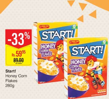 Start! Honey Corn Flakes