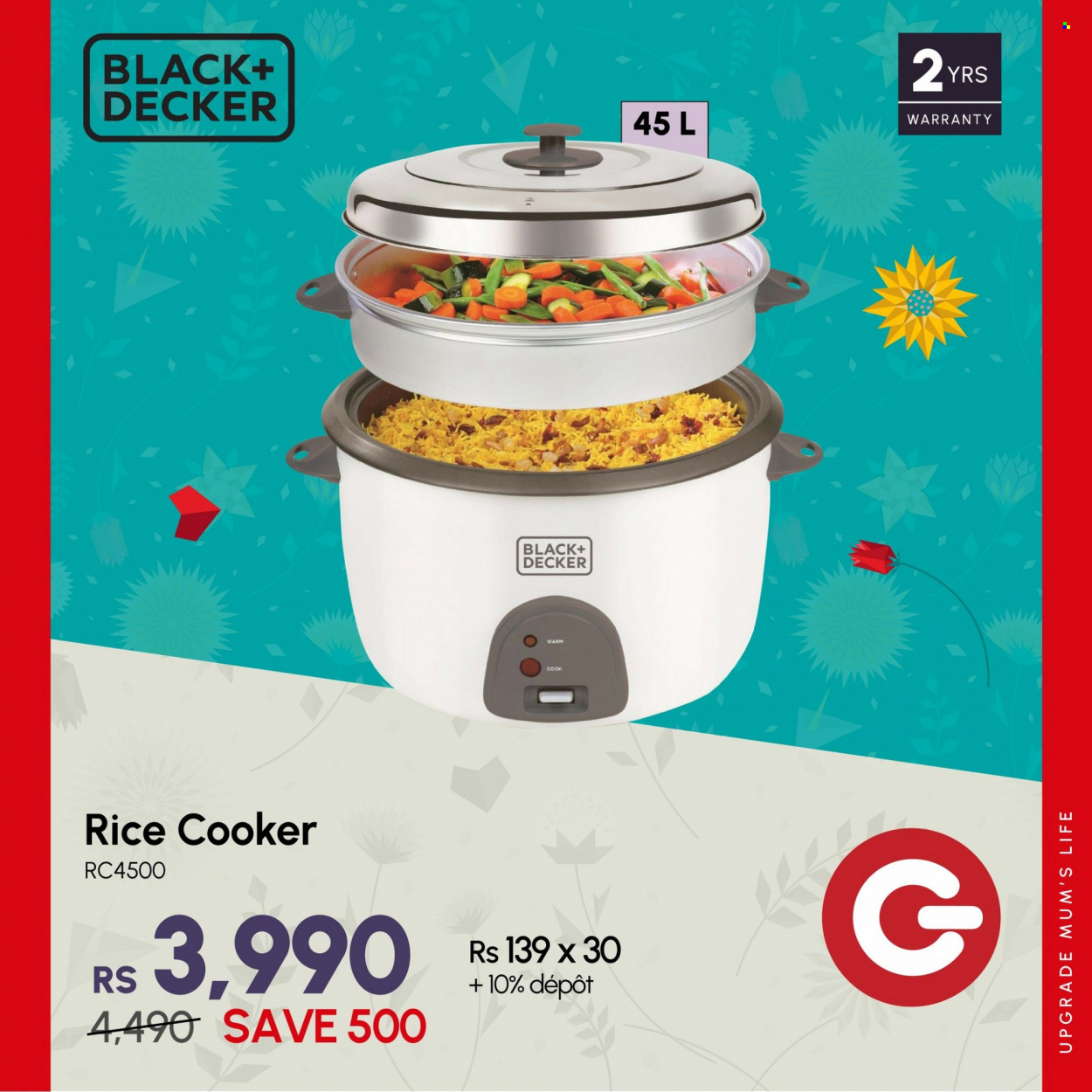Galaxy Catalogue - 13.05.2022 - 31.05.2022 - Sales products - rice cooker, Black & Decker. Page 10.