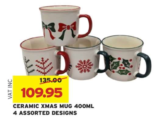 CERAMIC XMAS MUG 400ML