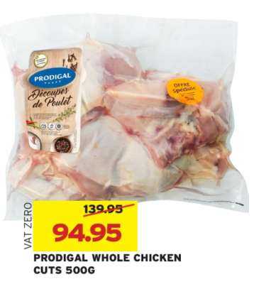 PRODIGAL WHOLE CHICKEN CUTS 500G