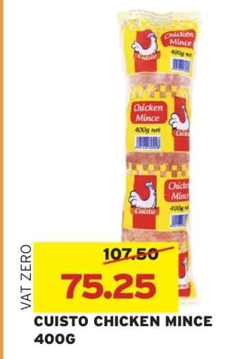 CUISTO CHICKEN MINCE 400G