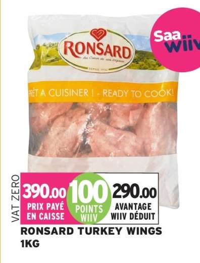 RONSARD TURKEY WINGS 1KG