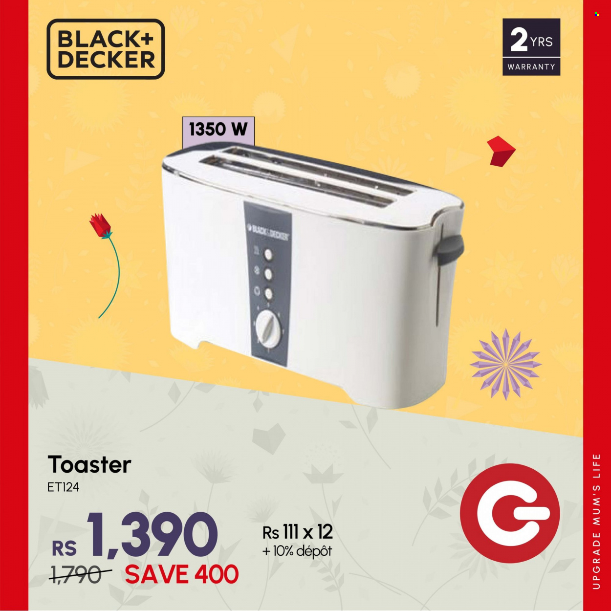 Galaxy Catalogue - 13.05.2022 - 31.05.2022 - Sales products - Black & Decker, toaster. Page 13.