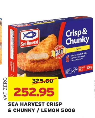 SEA HARVEST CRISP & CHUNKY / LEMON 500G