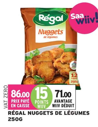 REGAL NUGGETS DE LEGUMES 250G