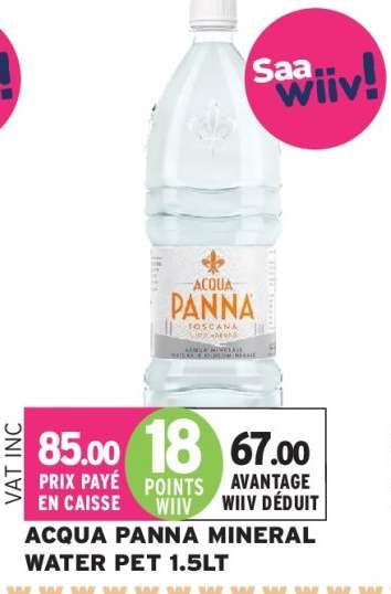 ACQUA PANNA MINERAL WATER PET 1.5LT