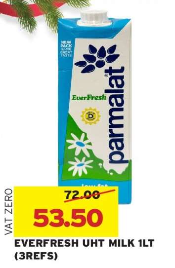 EVERFRESH UHT MILK 1LT (3REFS)