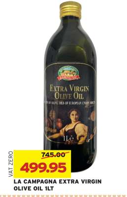 LA CAMPAGNA EXTRA VIRGIN OLIVE OIL 1LT
