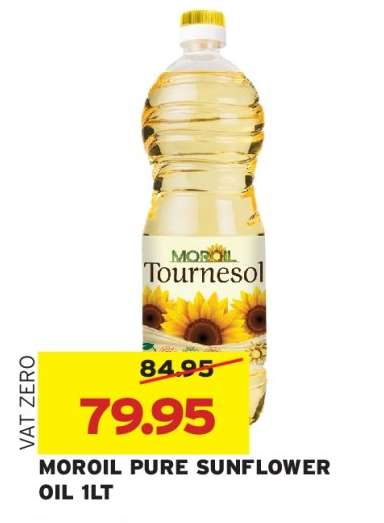MOROIL PURE SUNFLOWER OIL 1LT