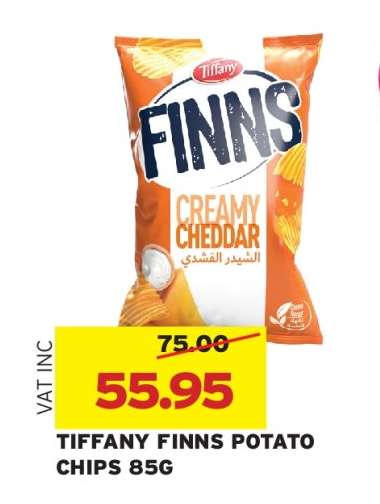 TIFFANY FINNS POTATO CHIPS 85G