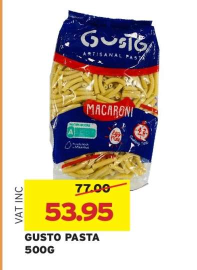 GUSTO PASTA 500G