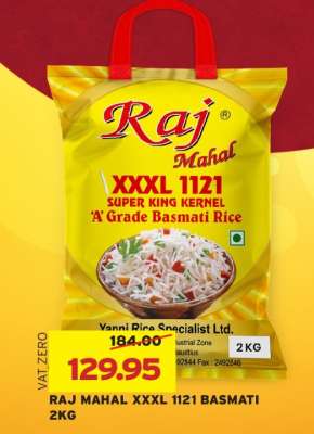 RAJ MAHAL XXXL 1121 BASMATI 2KG