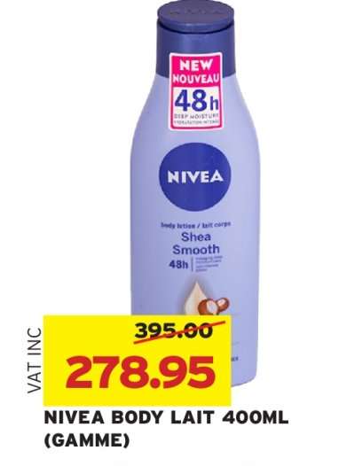 NIVEA BODY LAIT 400ML (GAMME)