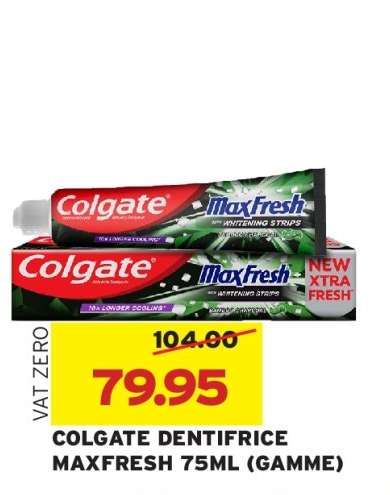 COLGATE DENTIFRICE MAXFRESH 75ML (GAMME)