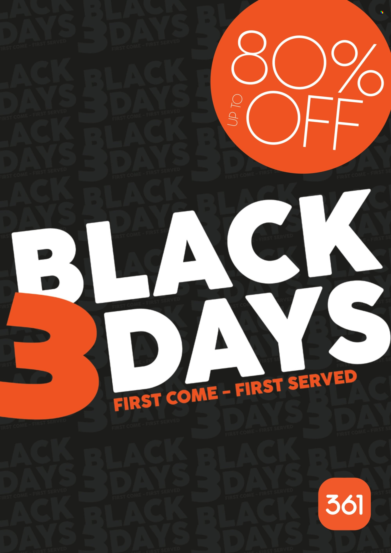 361 catalogue. Page 1