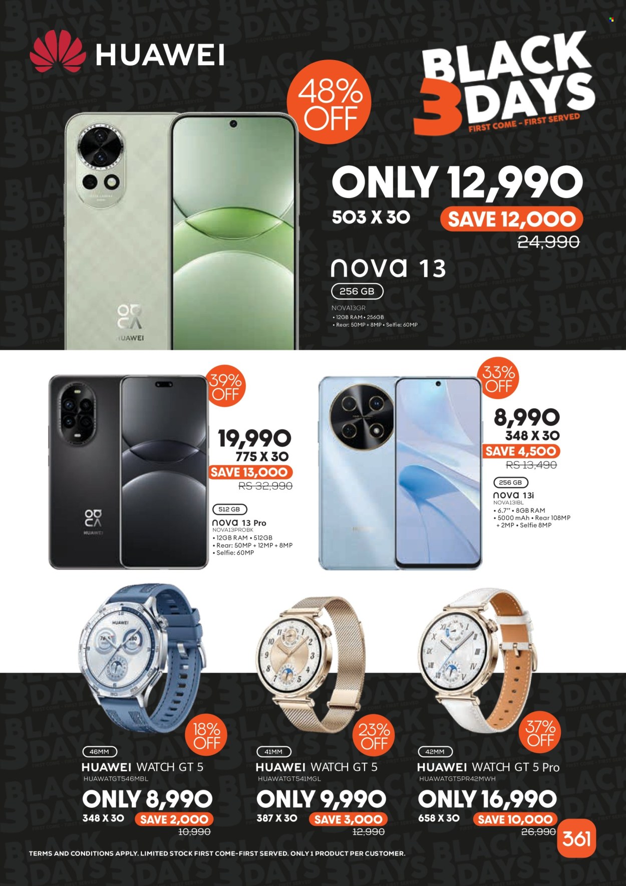 361 catalogue. Page 3