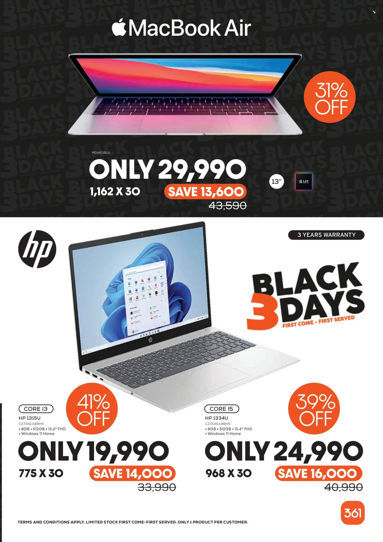 361 catalogue. Page 9