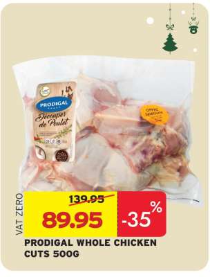 PRODIGAL WHOLE CHICKEN CUTS 500G