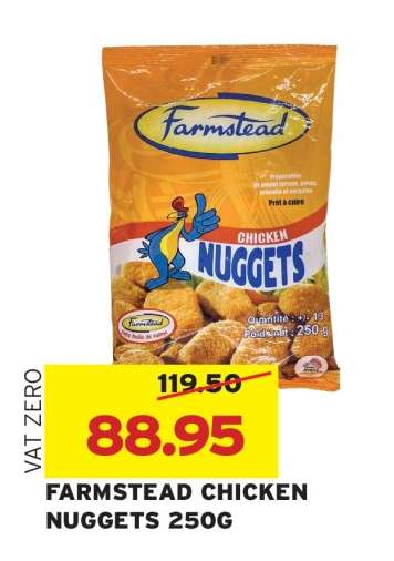Farmstead Chicken Nuggets 250G