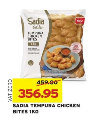 SADIA TEMPURA CHICKEN BITES 1KG
