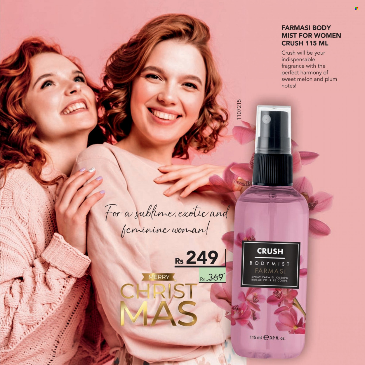 thumbnail - Farmasi Catalogue - 1.12.2022 - 31.12.2022 - Sales products - body mist, fragrance. Page 13.