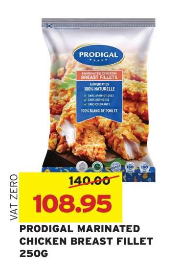 PRODIGAL MARINATED CHICKEN BREAST FILLET 250G