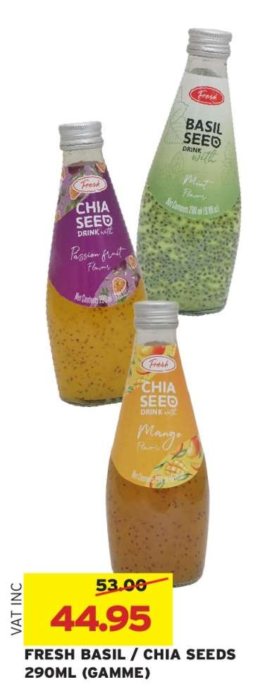 FRESH BASIL / CHIA SEEDS