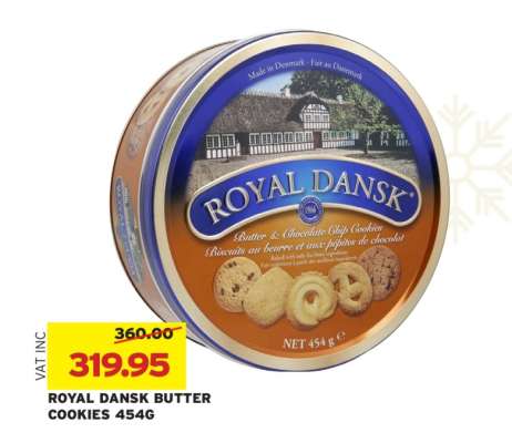 ROYAL DANSK BUTTER COOKIES 454G