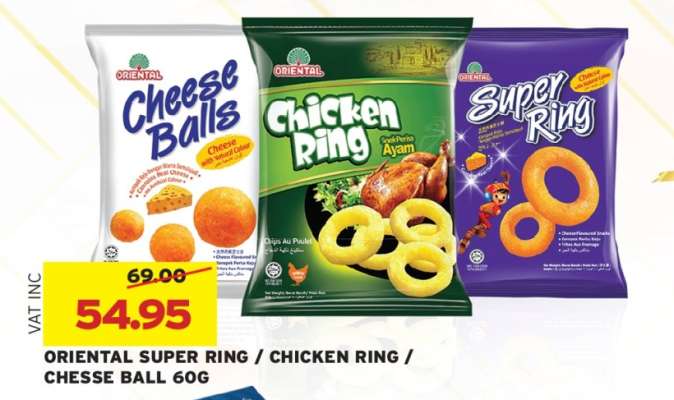 ORIENTAL SUPER RING / CHICKEN RING / CHESSE BALL 60G