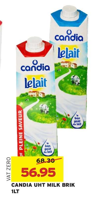 CANDIA UHT MILK BRIK 1LT