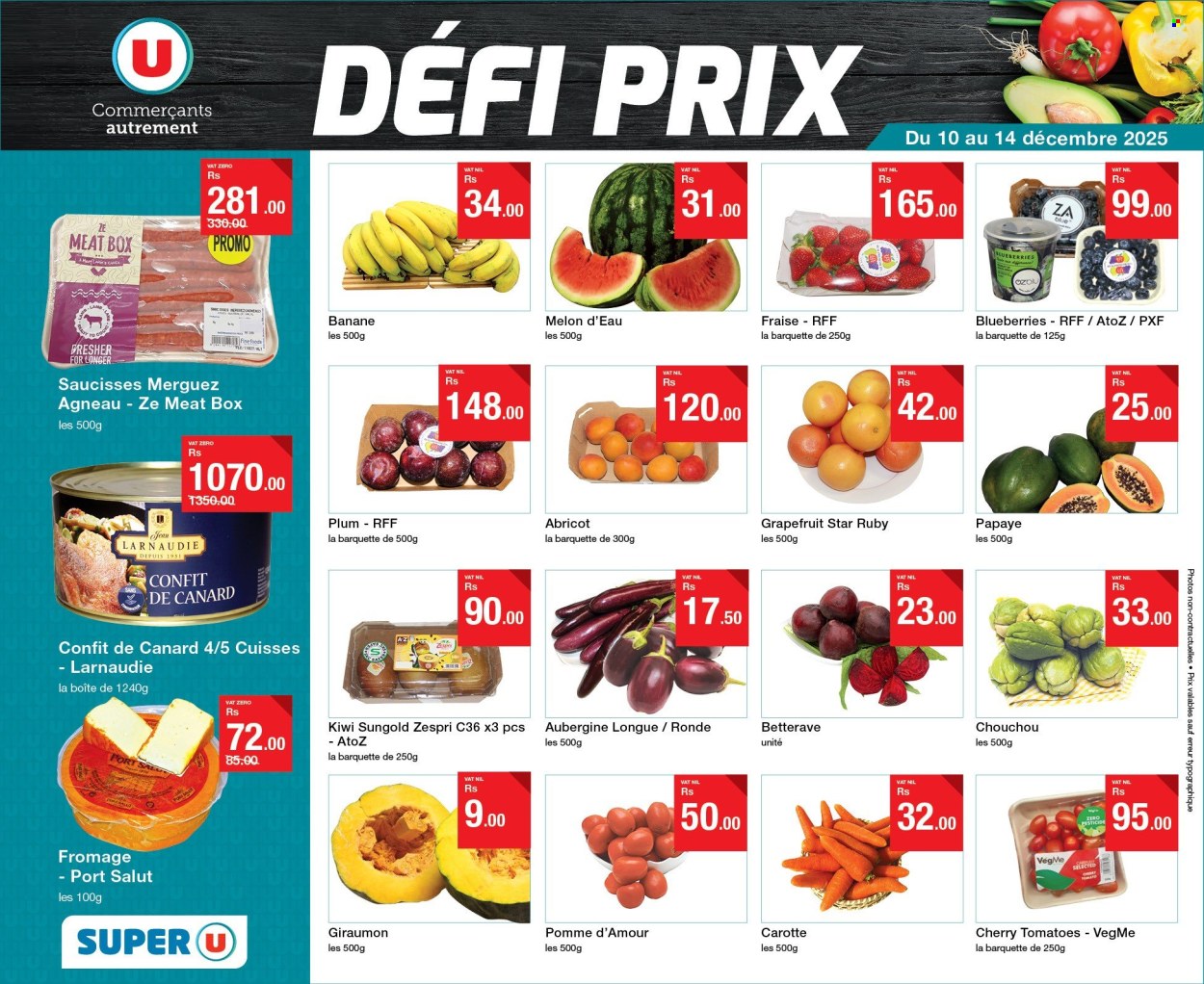 Super U catalogue - 10.12.2025 - 14.12.2025. Page 1
