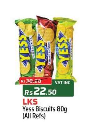 Yess Biscuits 80g (All Refs)